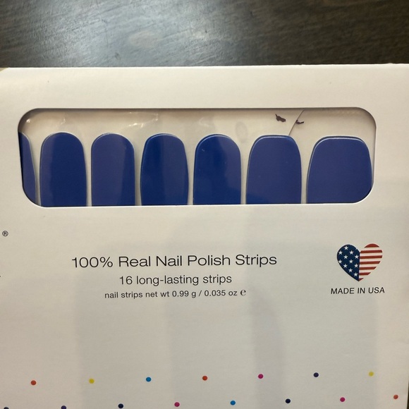 Color Street Nail Polish Strips - “Greeking Out” Royal Blue - Picture 3 of 3